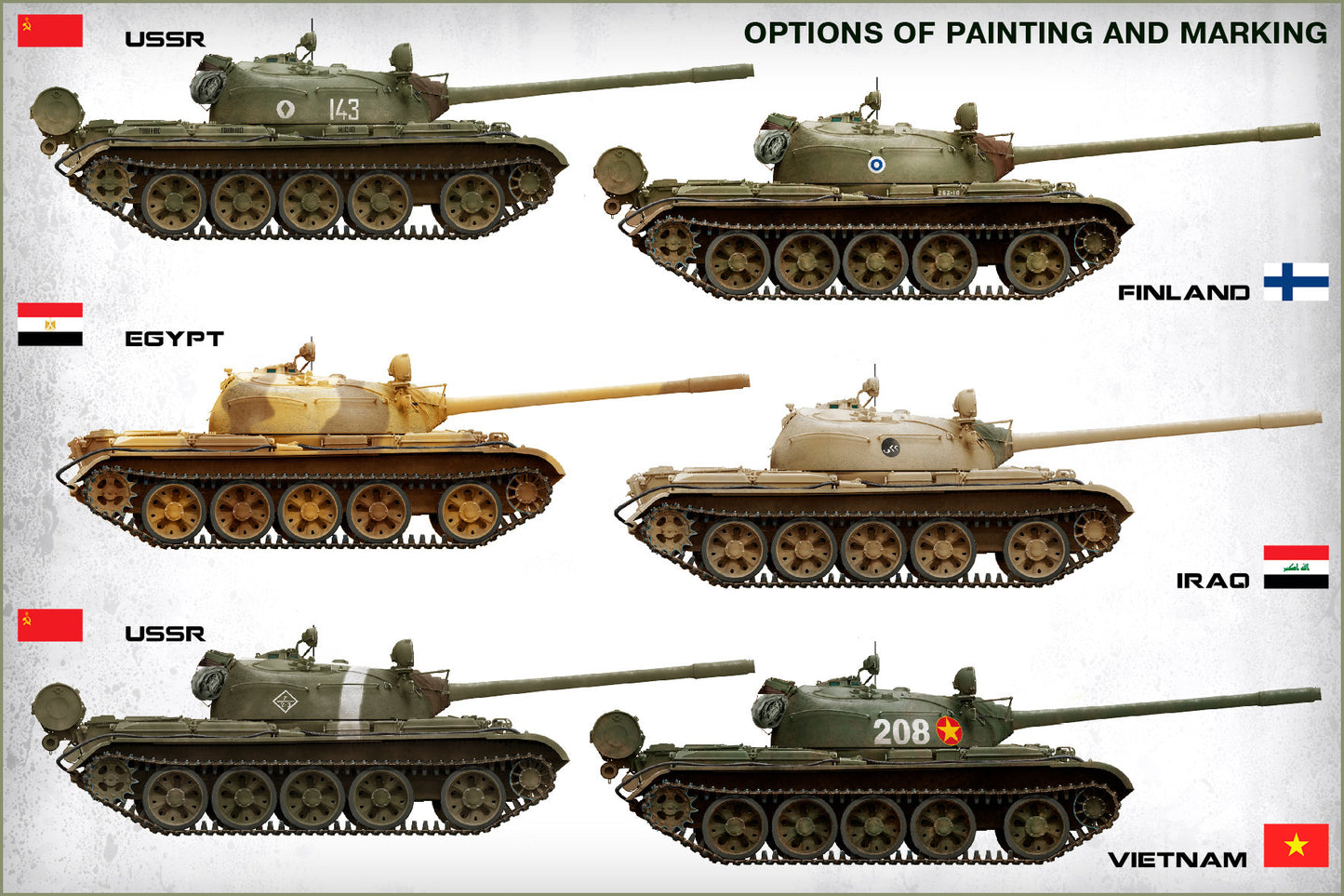 MiniArt 37018 1:35 Soviet T-55 Mod. 1963 with interior