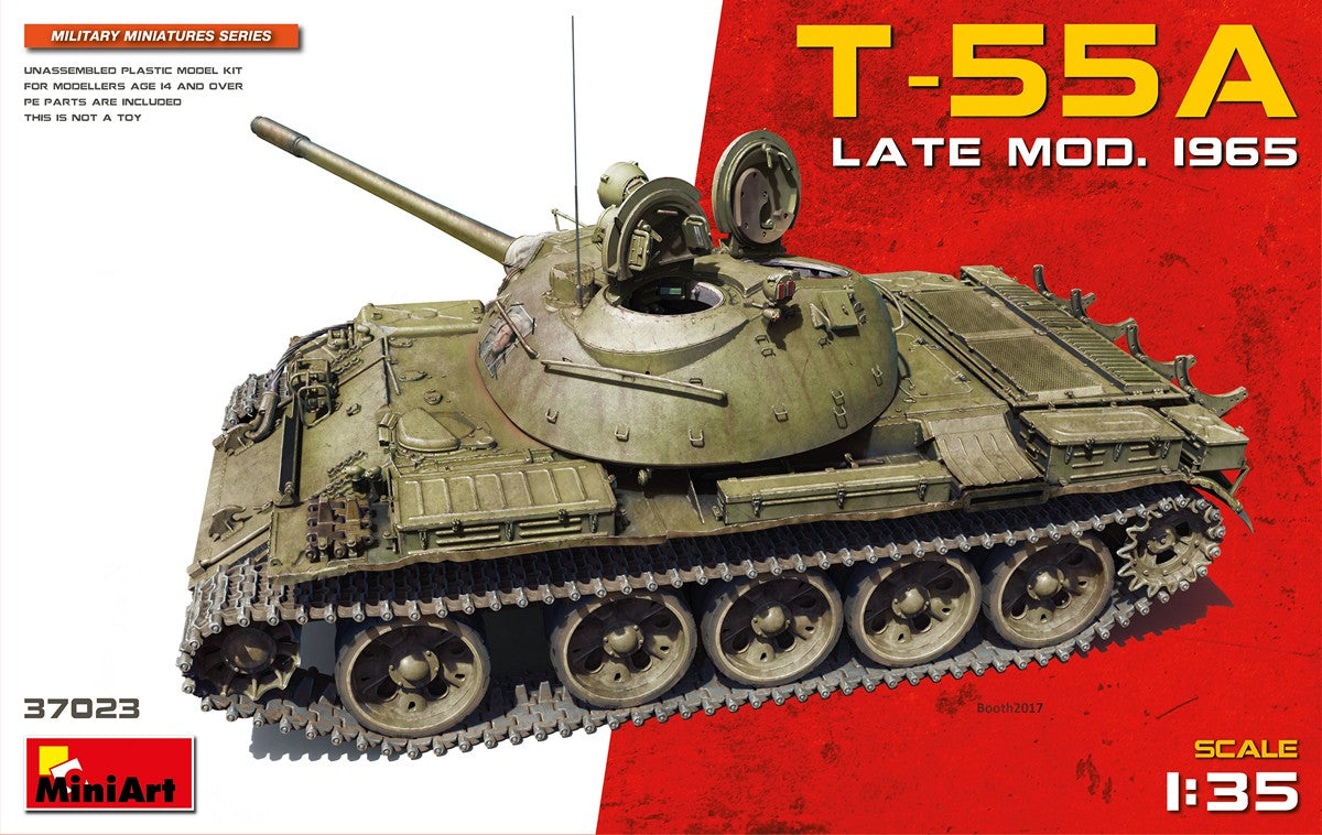 Mini Art 37023 1:35 Soviet T-55A Medium Tank Late Mod. 1965