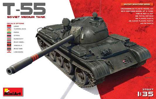 Mini Art 37027 1:35 Soviet T-55 Medium Tank