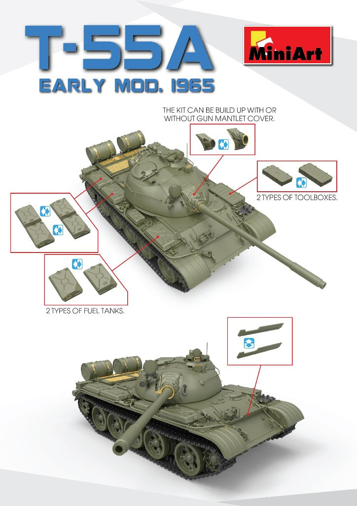 MiniArt 37057 1:35 T-55A early mod. 1965