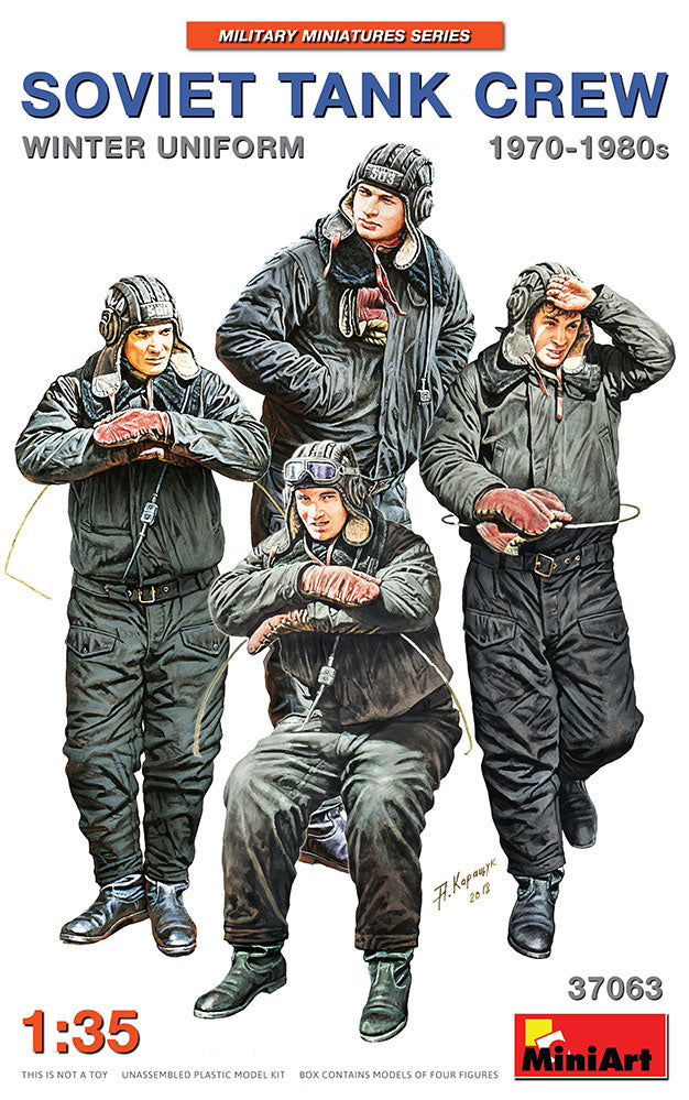 Mini Art 37063 1:35 Soviet Tank Crew 1970-1980s (Winter Uniform)