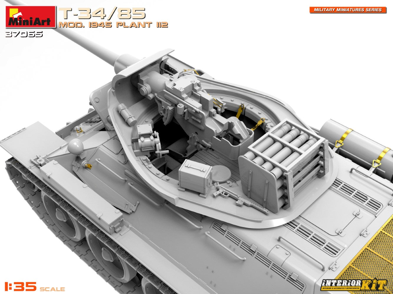 MiniArt 37065 1:35 T-34/85 Mod. 1945. Plant 112 with Interior