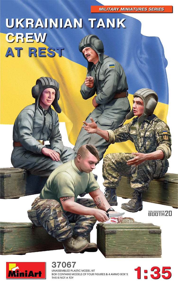 Mini Art 37067 1:35 Ukrainian Tank Crew at Rest