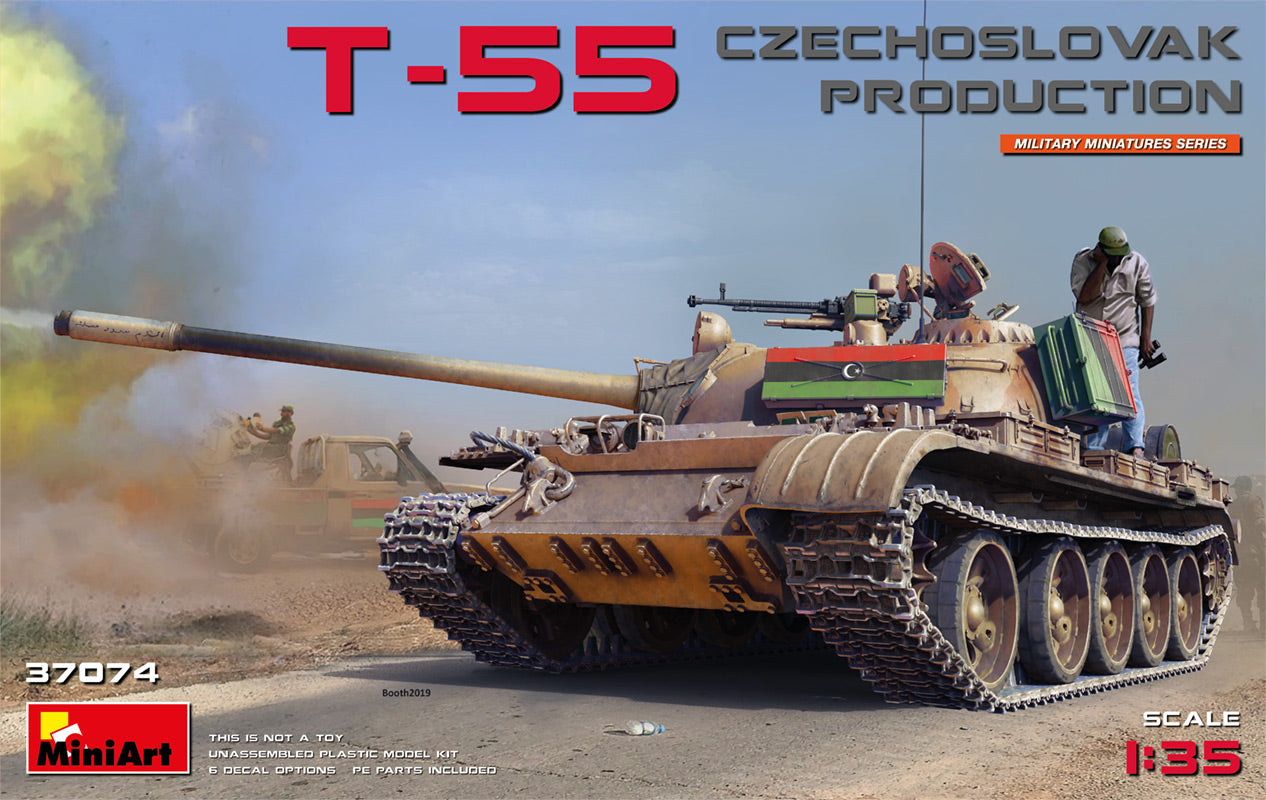 Mini Art 37074 1:35 Soviet T-55 Czechoslovak Production