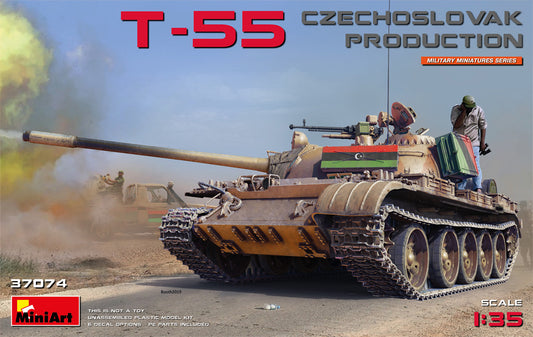 Mini Art 37074 1:35 Soviet T-55 Czechoslovak Production