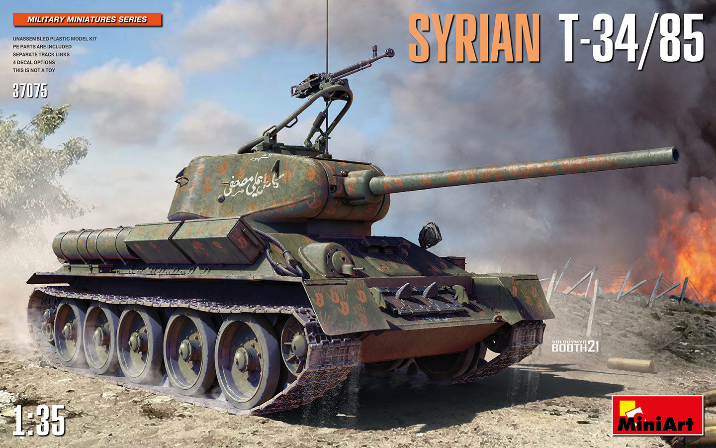 Mini Art 37075 1:35 Syrian T-34/85