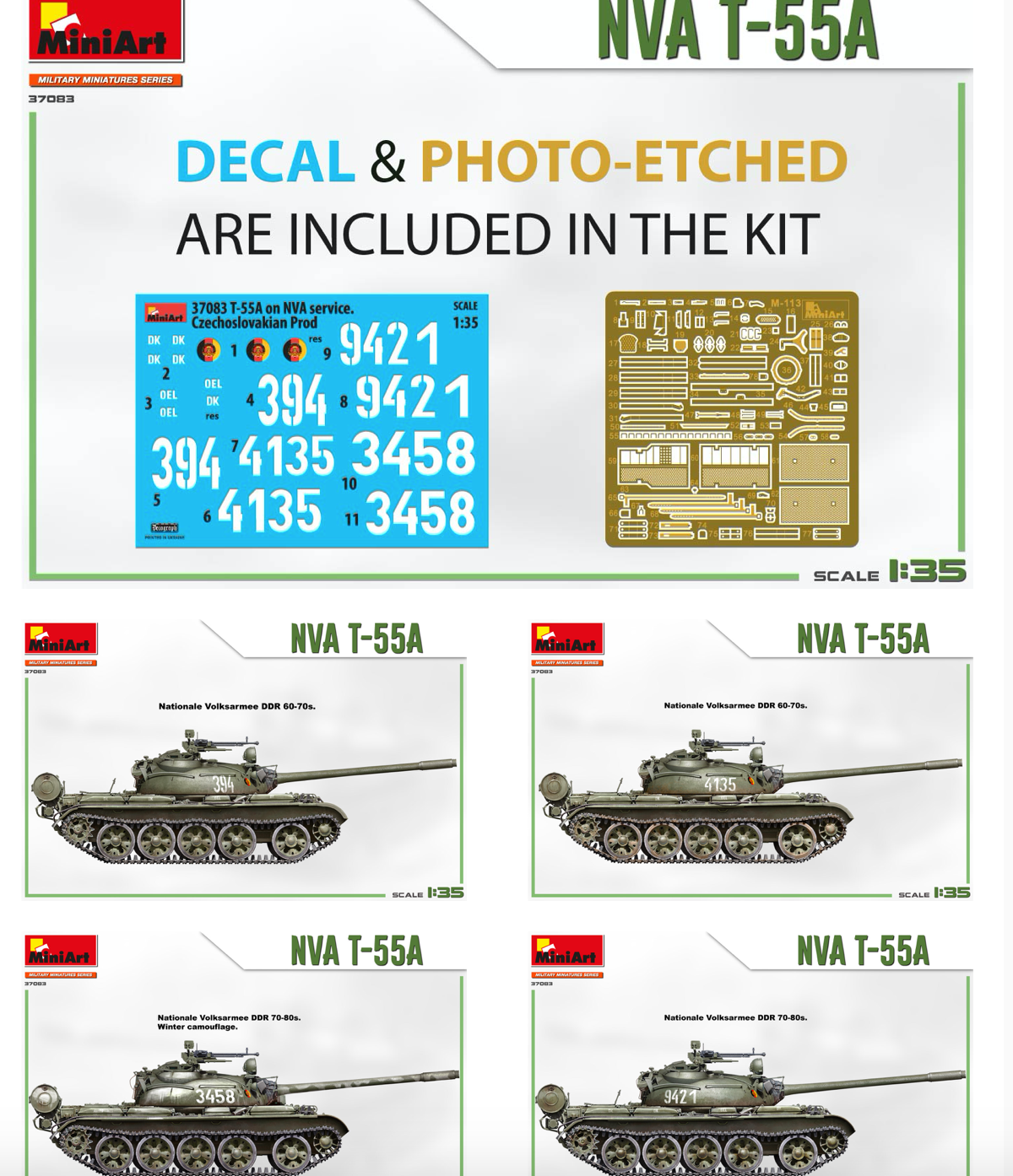 Mini Art 37083 1:35 NVA T-55A