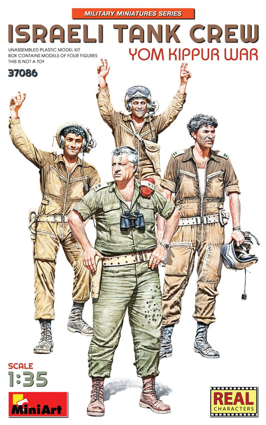 Mini Art 37086 1:35 Israeli Tank Crew Yom Kippur War