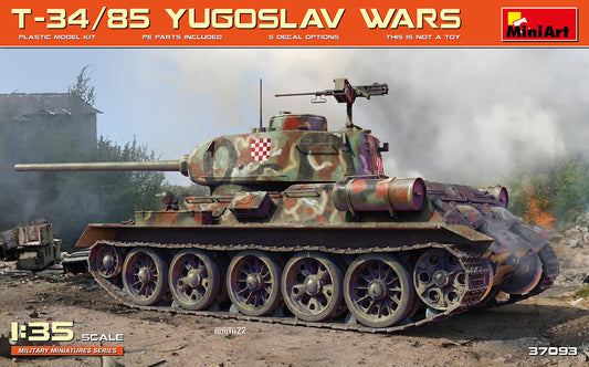 Mini Art 37093 1:35 T-34/85 Yugoslav Wars