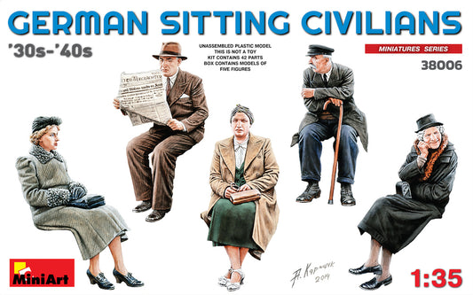 MiniArt 38006 1:35 German Sitting Civilians 30-40's