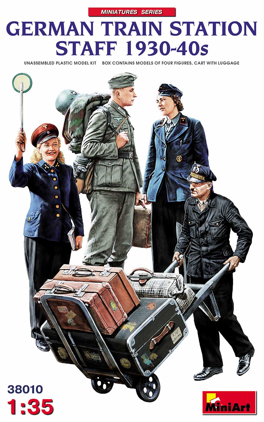 Mini Art 38010 1:35 German Train Station Staff 1930-40s