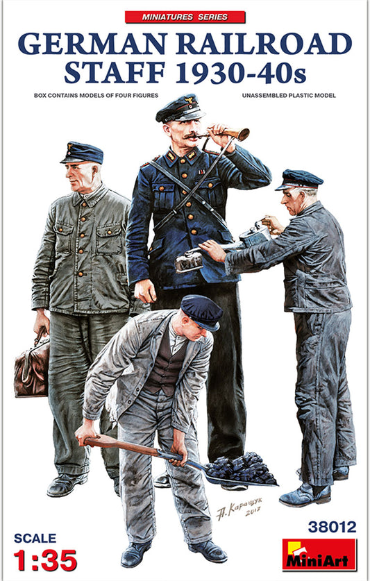 MiniArt 38012 1:35 German Railroad Staff 1930s-40s