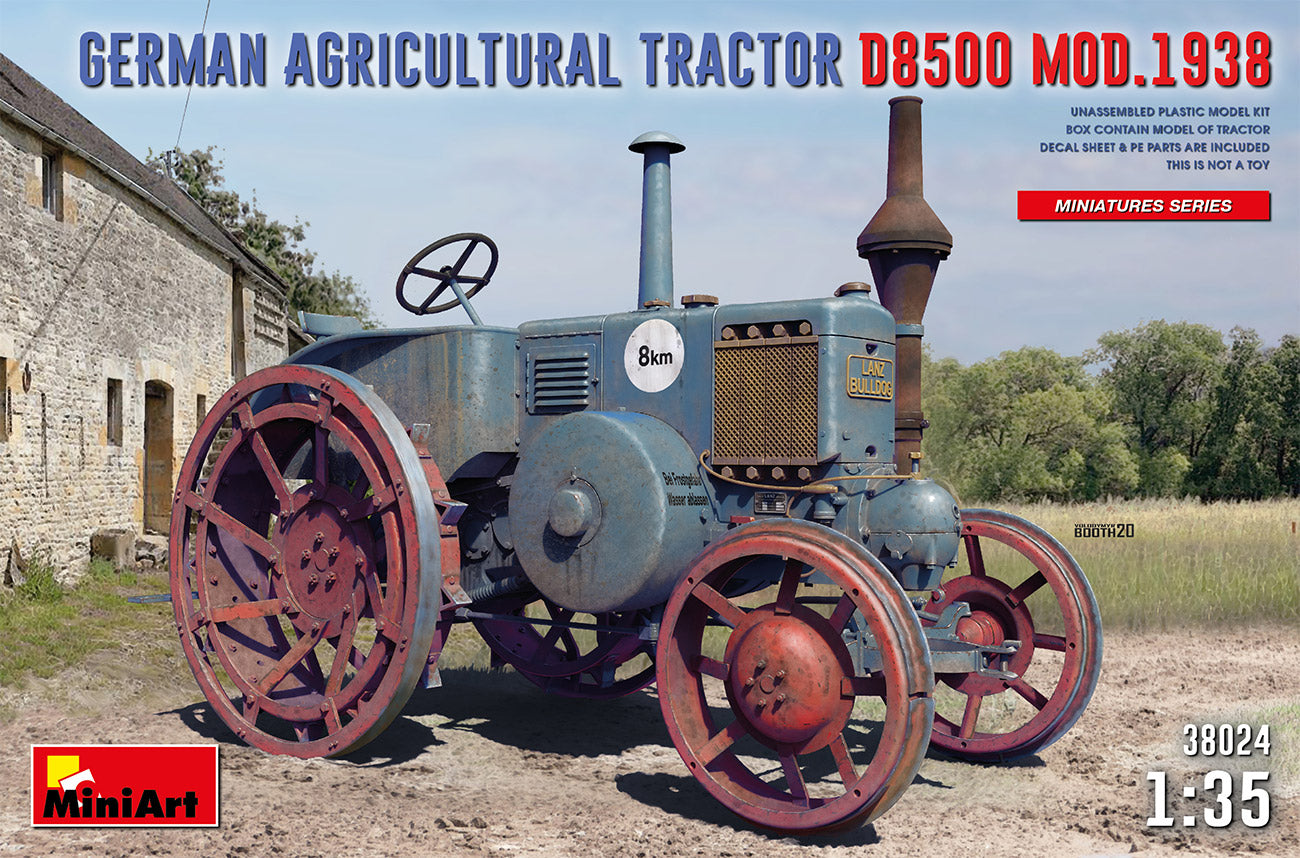 Mini Art 38024 1:35 German Agricultural Tractor D8500 Mod. 1938