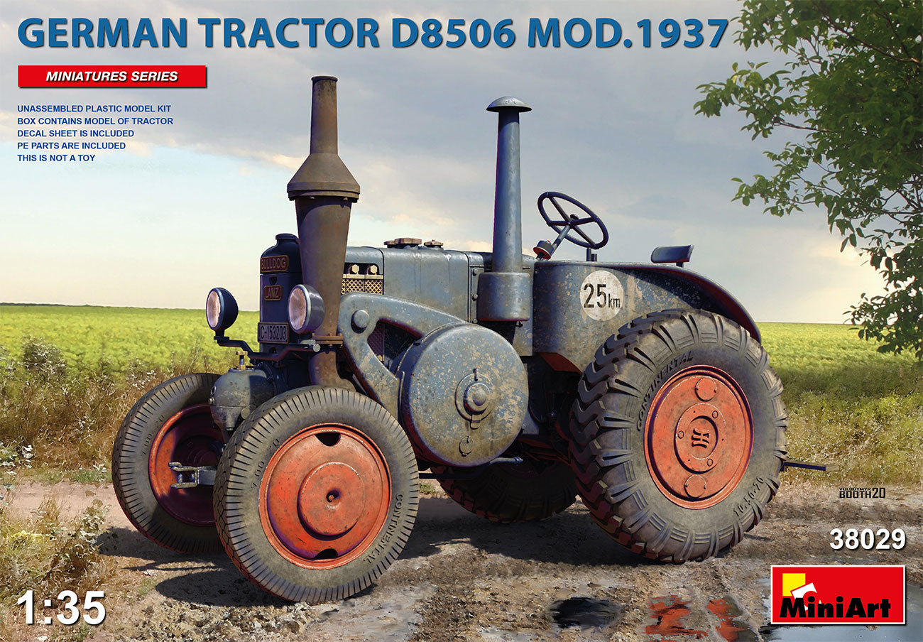 Mini Art 38029 1:35 German Tractor D8506 Mod. 1937