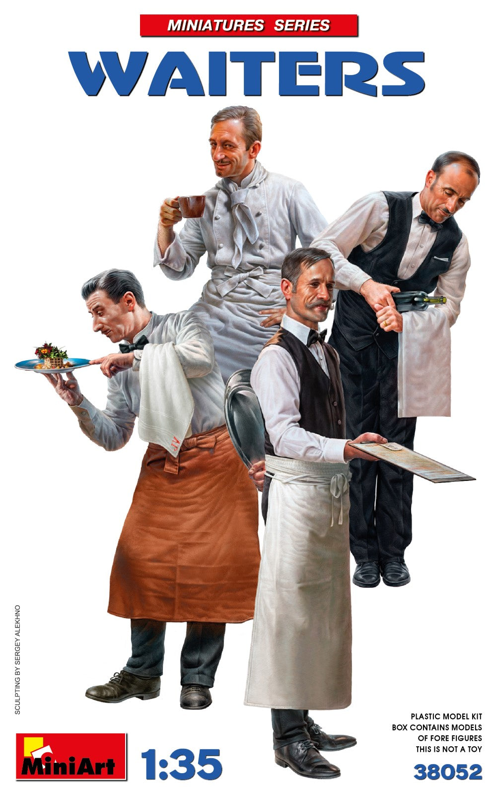 Mini Art 38052 1:35  Restaurant and Cafe Waiters