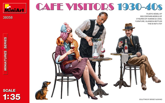 Mini Art 38058 1:35 Cafe Visitors 1930-40s