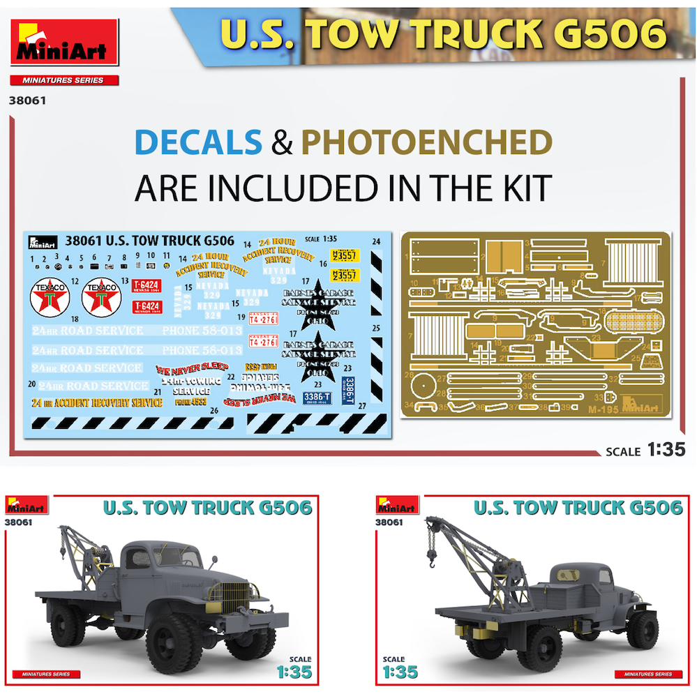 Mini Art 38061 1:35 U.S. Tow Truck G506