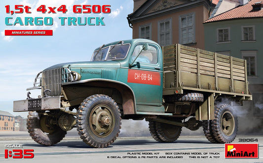 MiniArt 38064 1:35 1,5 t 4x4 G506 Cargo Truck