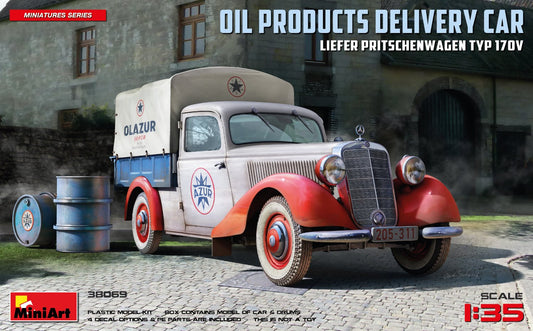 MiniArt 38069 1:35 Liefer Pritschenwagen Typ 170 Oil Products Delivery Car