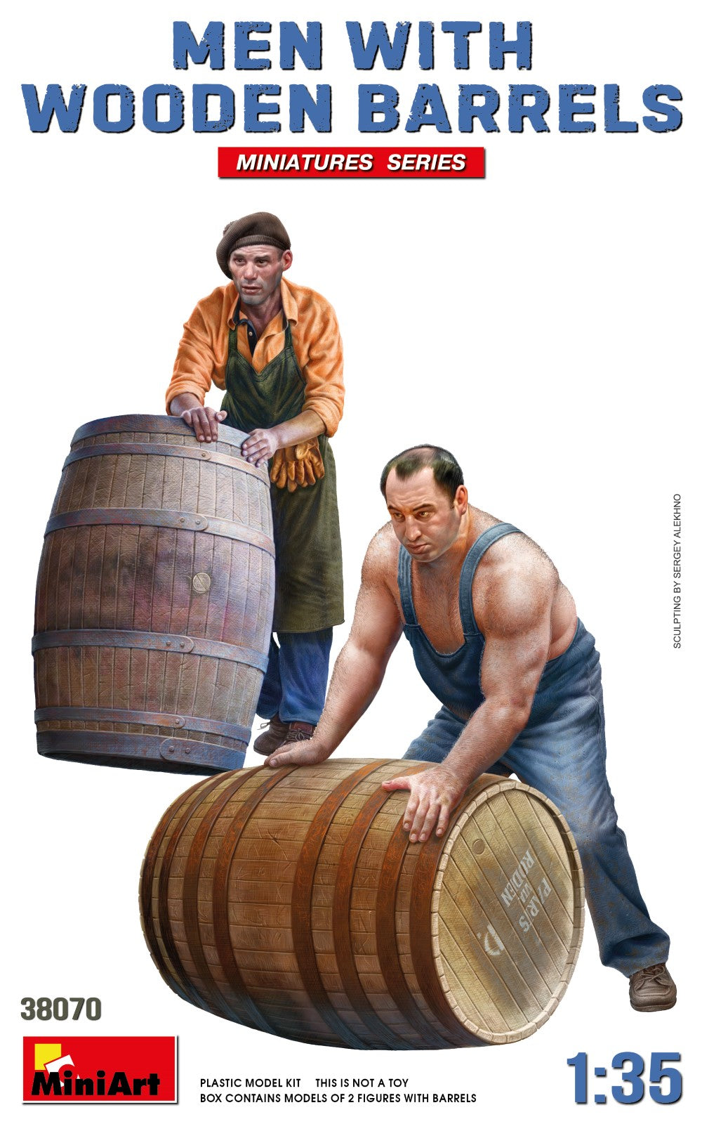 MiniArt 38070 1:35 Men With Wooden Barrels