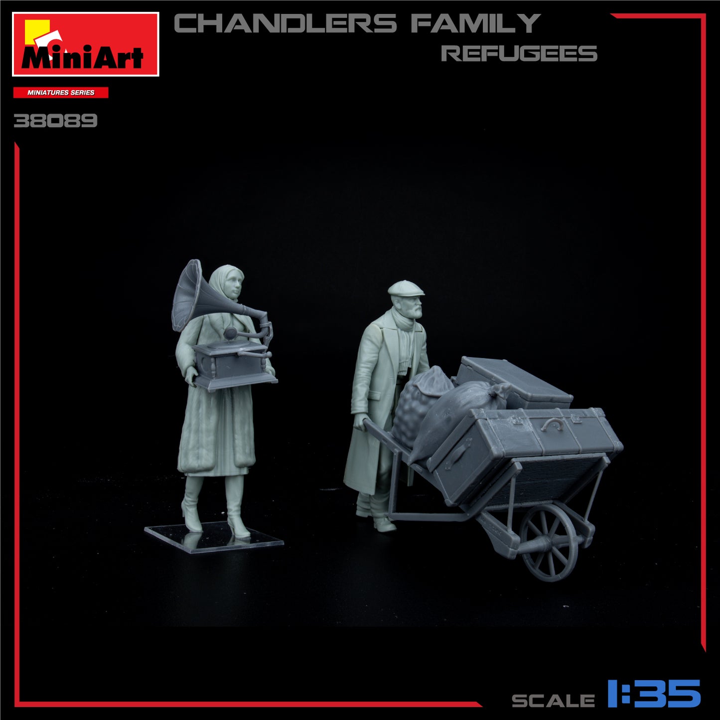 MiniArt 38089 1:35 Refugees Chandlers Family