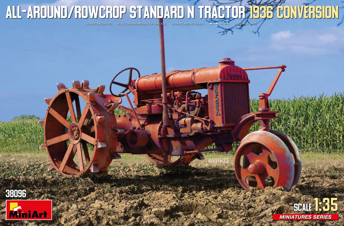 MiniArt 38096 1:35 All-Around / Rowcrop Standard N Tractor 1936 Conversion