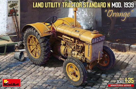 MiniArt 38098 1:35 Land Utility Tractor N Orange Mod 1939