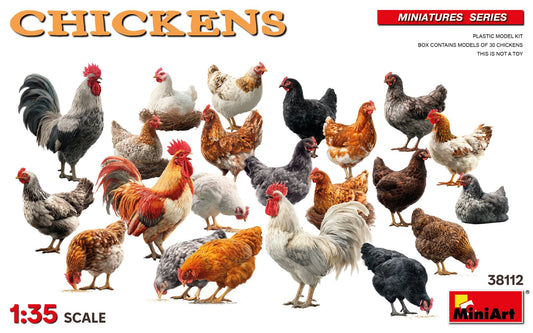 MiniArt 38112 1:35 Chickens