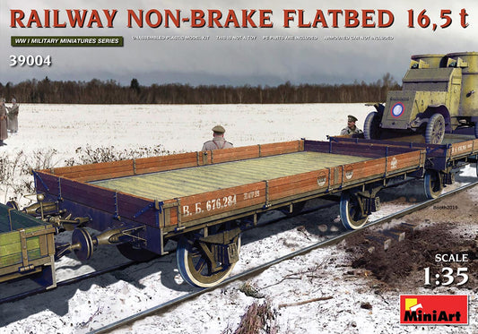 Mini Art 39004 1:35 Railway Non-Brake Flatbed 16,5t