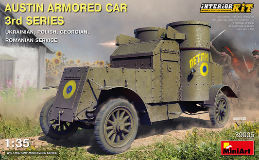 Mini Art 39005 1:35 Austin Armored Car 3rd Series with Interior