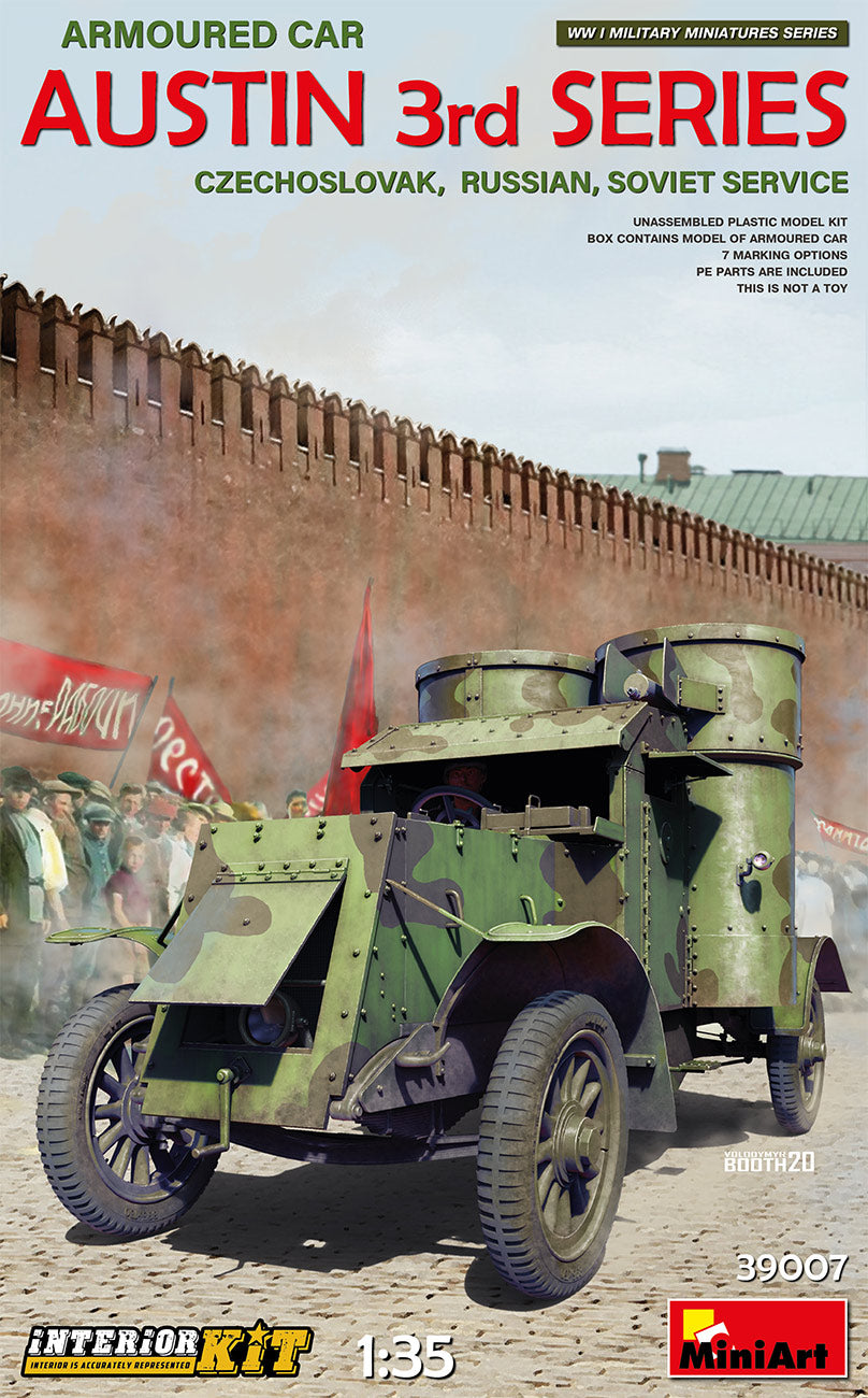 Mini Art 39007 1:35 Austin Armoured Car 3rd Series with Interior