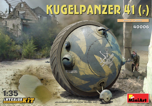 Mini Art 40006 1:35 Kugelpanzer 41(r) with Interior