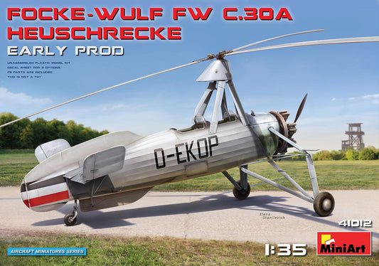 Mini Art 41012 1:35 Focke-Wulf Fw C.30A Heuschrecke Early Production