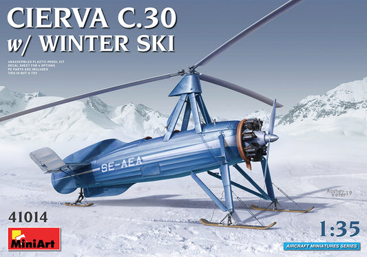 Mini Art 41014 1:35 Avro Cierva C.30 with Winter Ski