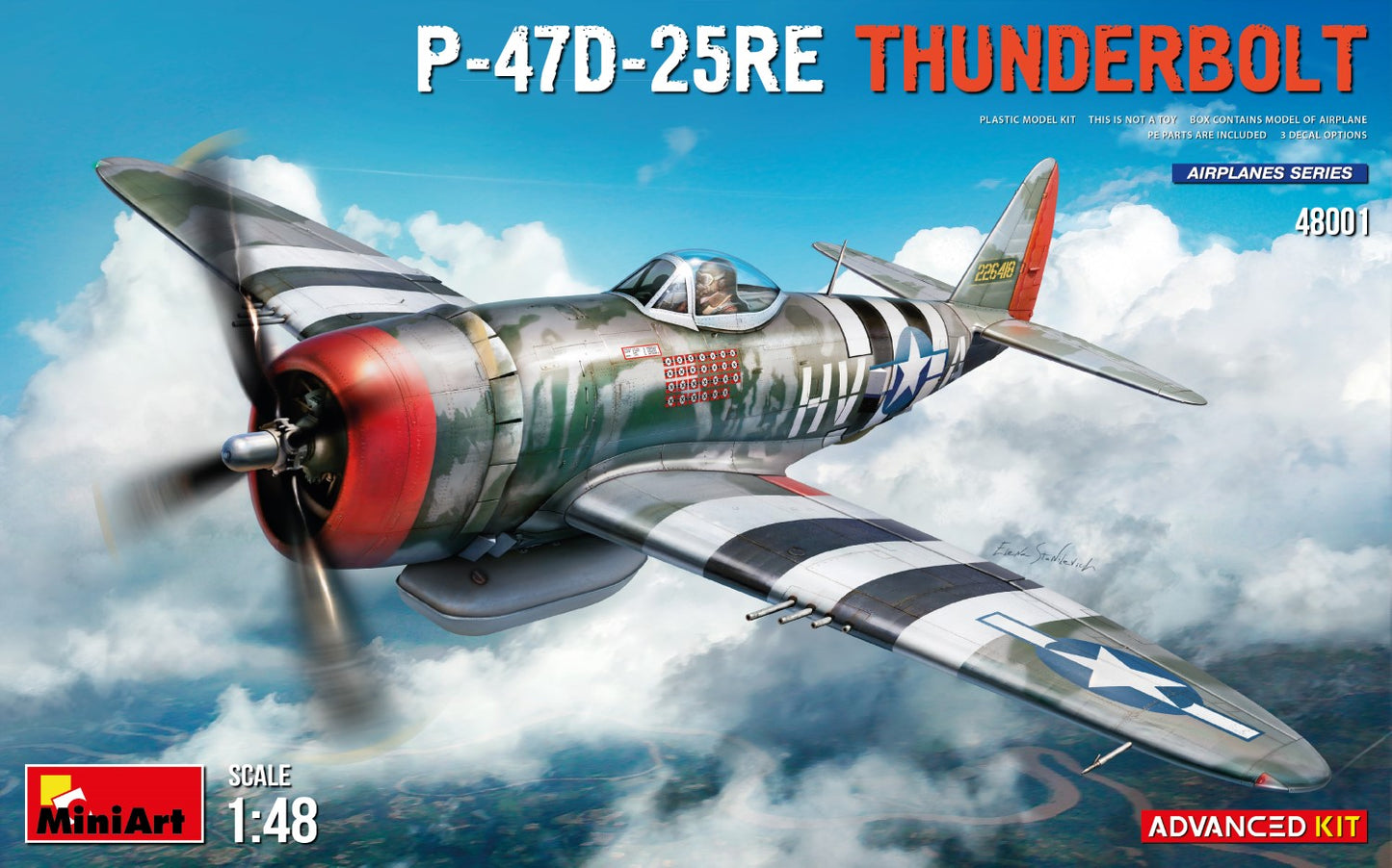 MiniArt 48001 1:48 P-47D-25RE Thunderbolt - Advanced Kit