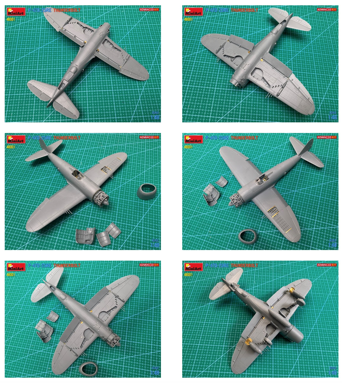 MiniArt 48001 1:48 P-47D-25RE Thunderbolt - Advanced Kit