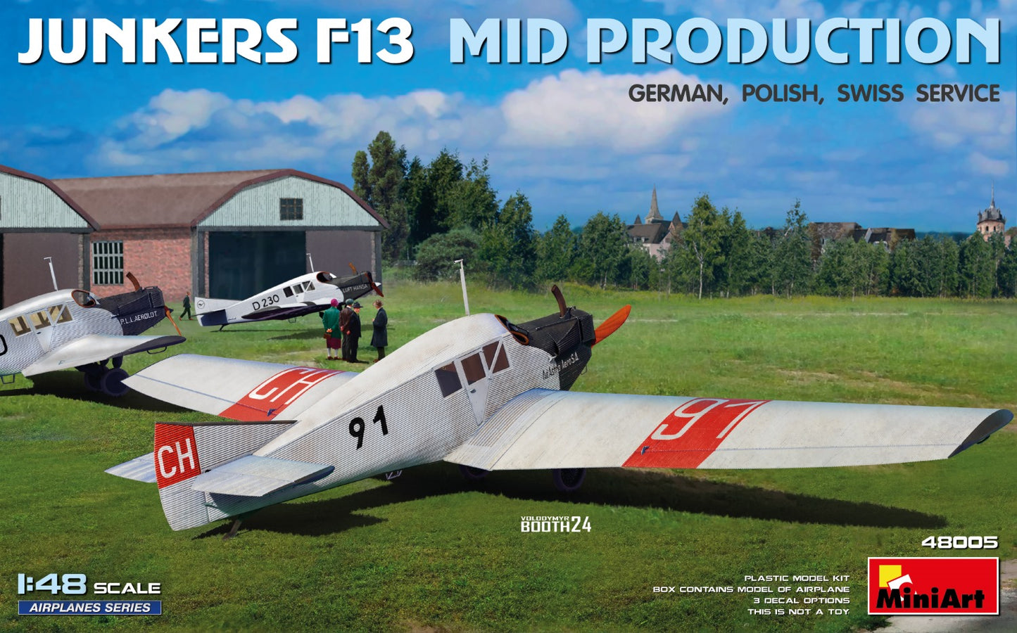 MiniArt 48005 1:48 Junkers F13 Mid Production (German, Polish, Swiss Service)