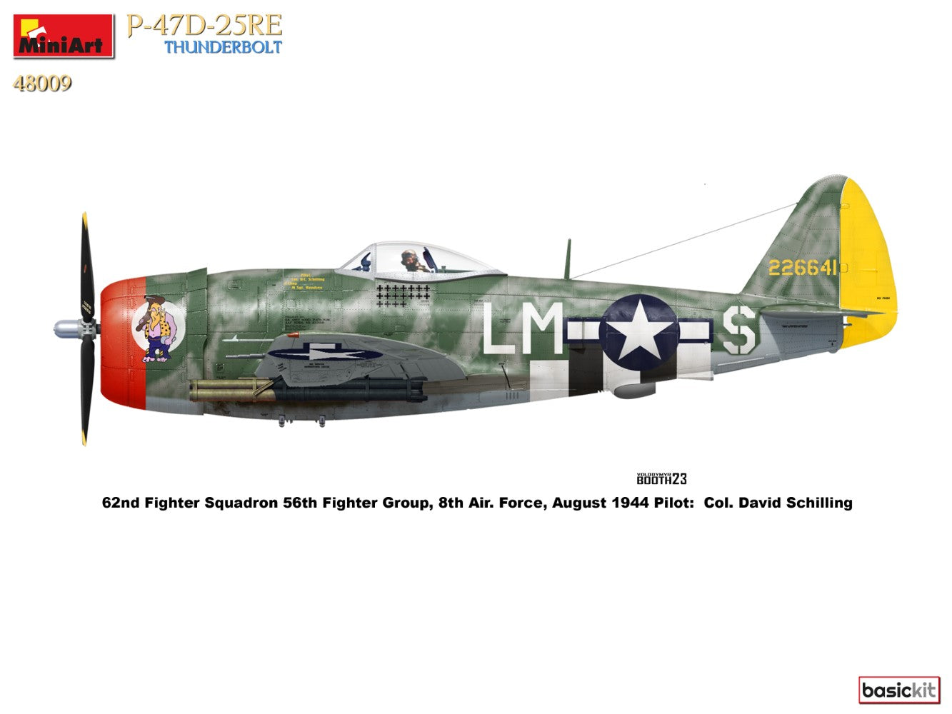 MiniArt 48009 1:48 P-47D-25RE Thunderbolt - Basic Kit