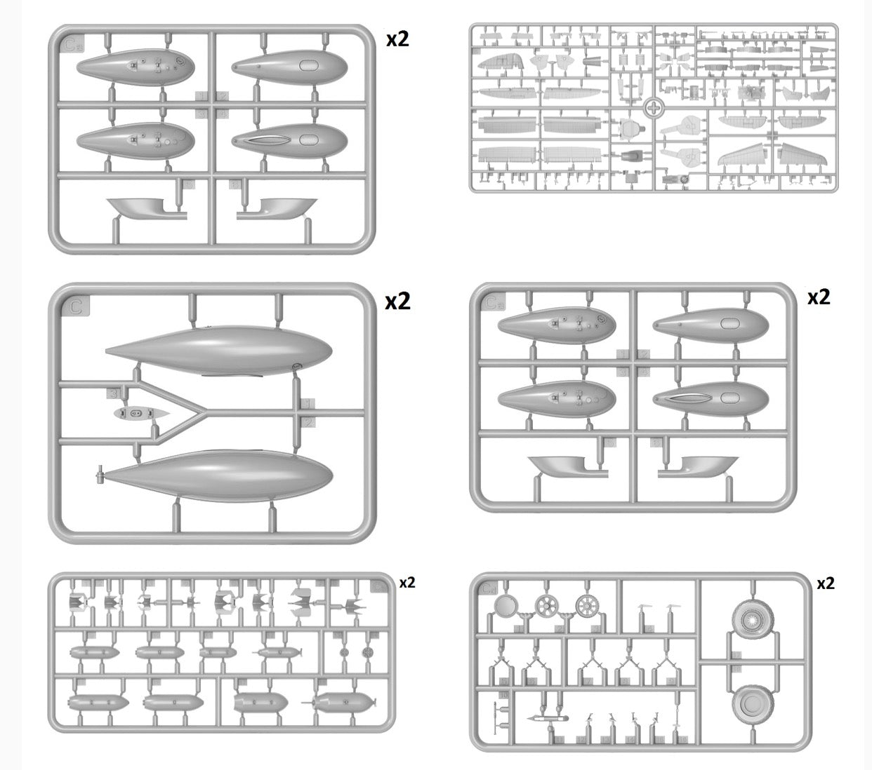 MiniArt 48009 1:48 P-47D-25RE Thunderbolt - Basic Kit