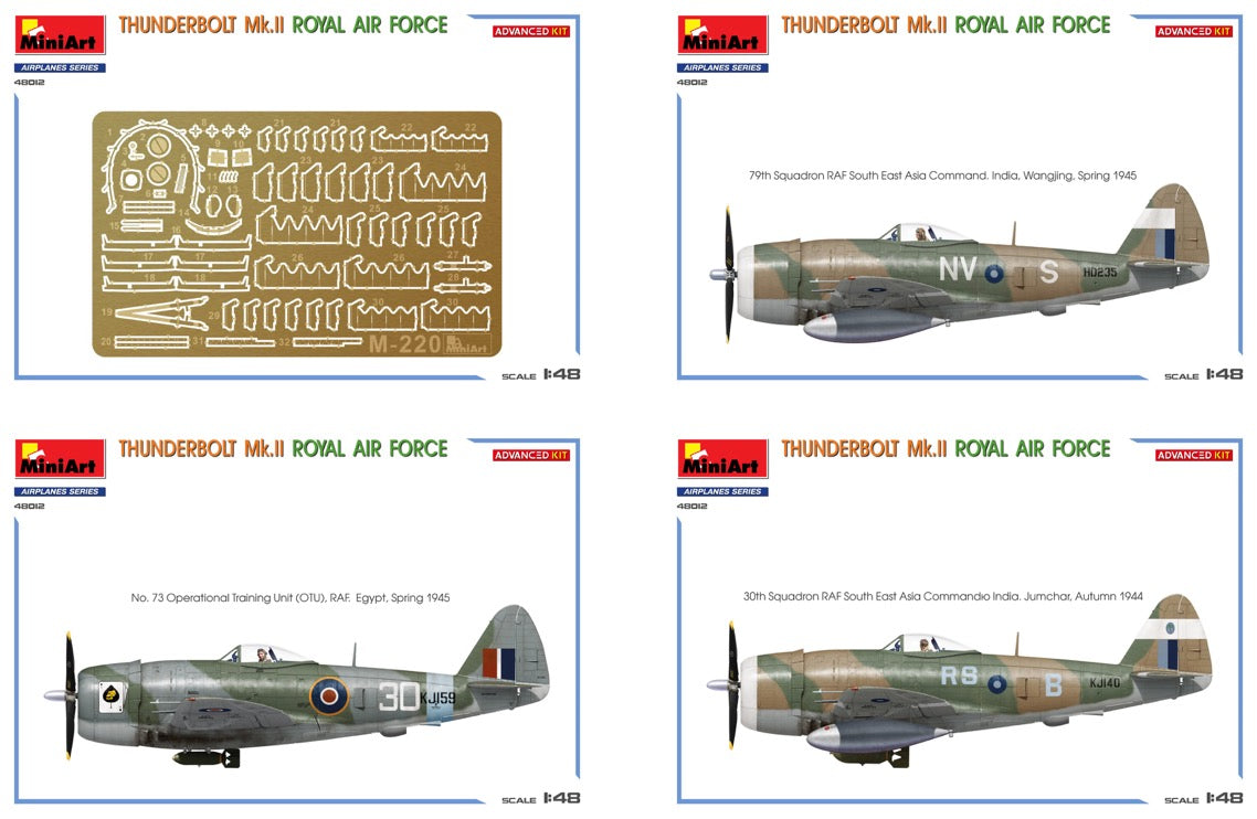 MiniArt 48012 1:48 Thunderbolt Mk.II Royal Air Force