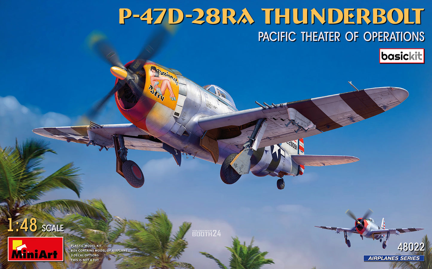 MiniArt 48022 1:48 P-47 D-28 RA Thunderbolt - Pacific Theatre of Operations