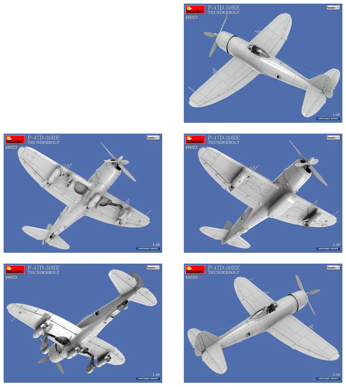 MiniArt 48023 1:48 Republic P-47D-30RE Thunderbolt