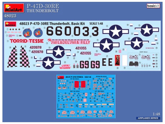 MiniArt 48023 1:48 Republic P-47D-30RE Thunderbolt