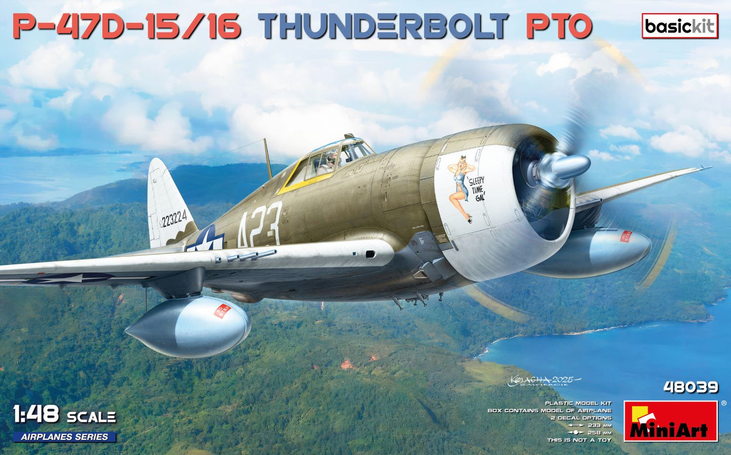 MiniArt 48039 1:48 Republic P-47D-15RA Thunderbolt,  Basic Kit