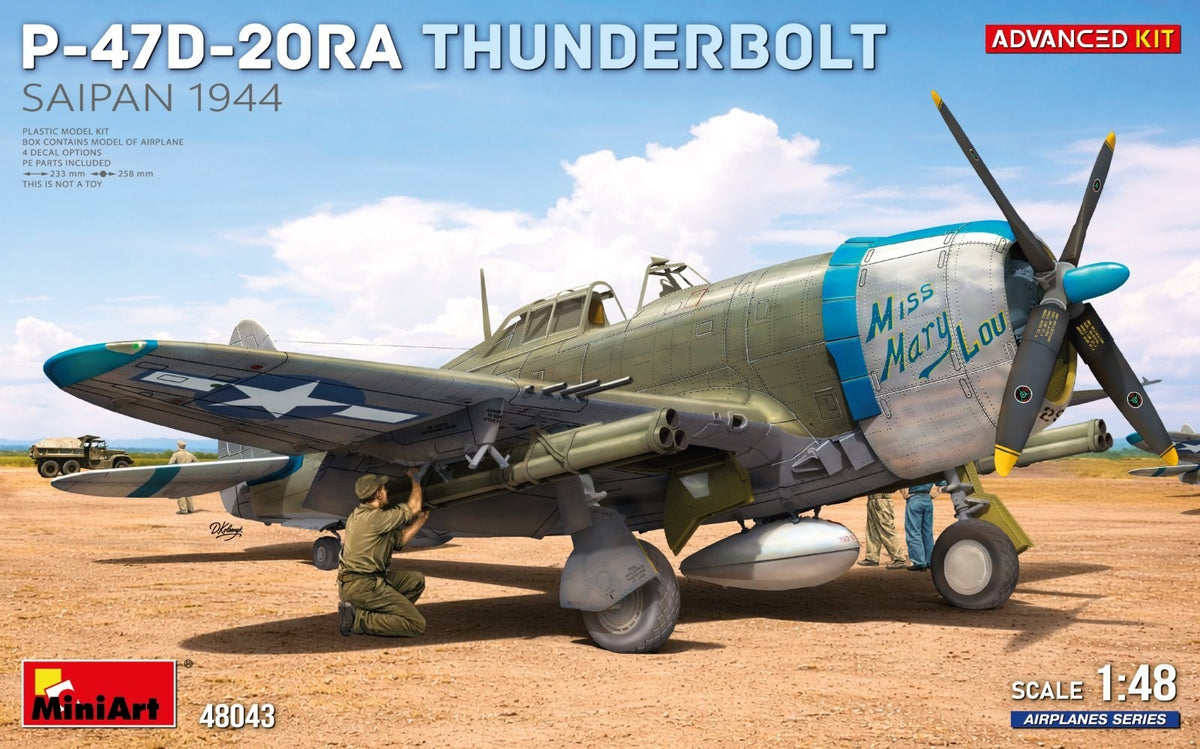 MiniArt 48043 1:48 Republic P-47D-20RA Thunderbolt. Saipan, 1944