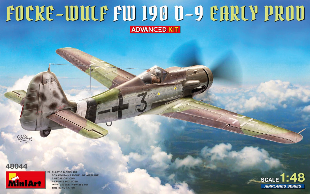 MiniArt 48044 1:48 Focke Wulf Fw-190 D-9 Early Production (Advanced Kit)