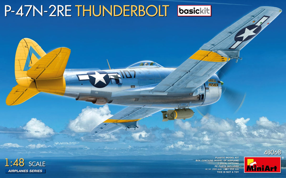 MiniArt 48068 1:48 Republic P-47N-2RE Thunderbolt (Basic Kit)