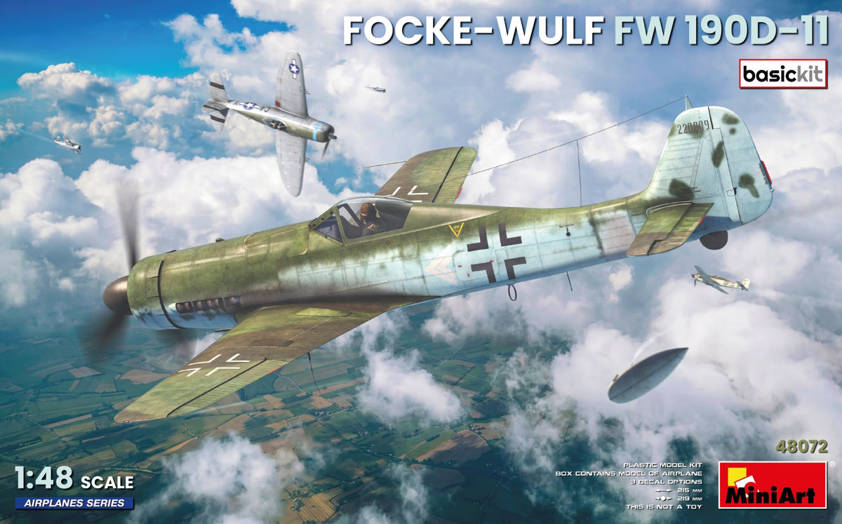 MiniArt 48072 1:48 Focke Wulf Fw-190 D-11 (Basic Kit)