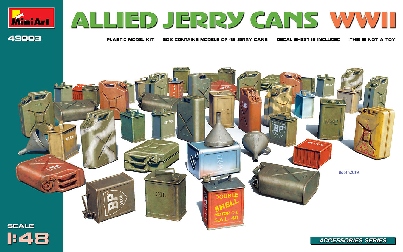 MiniArt 49003 1:48 Allied Jerry Cans WWII