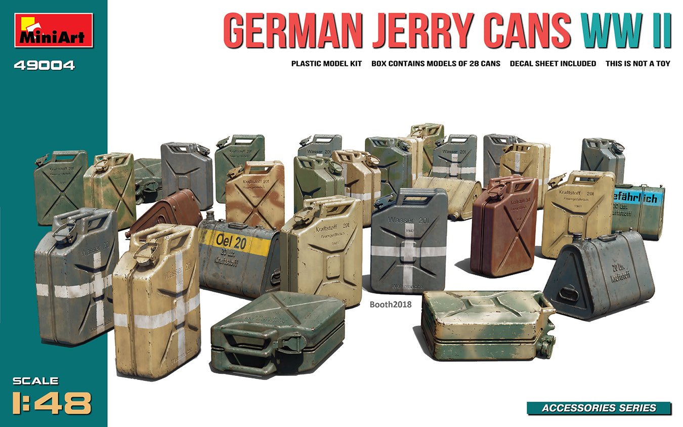 Mini Art 49004 1:48 German Jerry Cans WWII